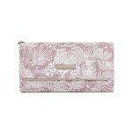 Portefeuille femme portefeuille avec mtal en cuir avec 10 emplacements porte - cartes monnaies lger ...