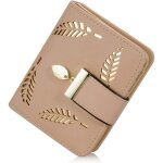 Portefeuille pour femme petit porte monnaie cuir pliable avec titulaire avec des cadeaux � glissi�re ...