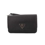 Portefeuille - guess - laurel zg850042 - noir - toile enduite - poche extrieure tlphone