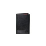 Portefeuille - hexagona - 47970 - cuir - noir - 10x15x3 cm