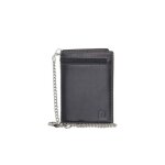 Portefeuille hexagona en cuir ref 38333 noir