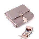 Portefeuille porte - carte de crdit pour femme protection rfid mini portefeuille a0438
