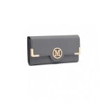 Portefeuille porte monnaie femmes longue fermeture clair poche pour tlphone carte simili cuir avec ...