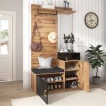 Portemanteaux mural pour entrée avec armoire a chaussures et banc à chaussures vestiaire dentrée avec ... Portemanteaux mural pour entrée avec armoire a chaussures et banc à chaussures vestiaire dentrée avec ...