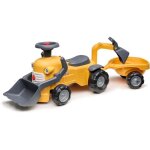 Porteur chantier marcel - falk - pelle frontale excavatrice - jaune - fabriqu� en france - 90% de plastique ...