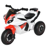 Porteur pour enfant moto draisienne police 18 - 36 mois lumineux et sonores blanc