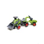 Porteur tracteur claas 1er ge avec pelle frontale excavatrice et remorque - falk - ds 12 mois - 90% ...