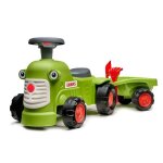 Porteur tracteur claas - jouet pour enfant - avec remorque pelle et rteau