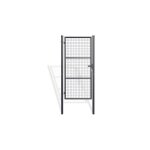 Portillon grillag� - casanoov - olga - 1m h. 206cm - gris - acier