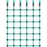 Portique descalade benelabel 196 x 125cm - filet et �chelle en nylon pour enfants