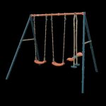 Portique métal 220 m axion teo - 4 enfants Portique métal 220 m axion teo - 4 enfants