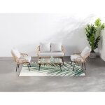 Porto - salon de jardin rsine rotin 4 places