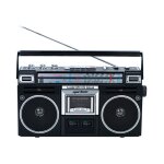 Poste radio - cassette stro bluetooth - lecteur cassette et radio am / fm - interface sd / usb - noir ...