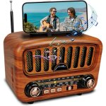 Poste radio portable avec haut - parleur bluetooth am / fm / sw avec haut - parleur 5w et bluetooth 5. ...