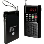 Poste radio portable mini radio fm avec balayage automatique batterie rechargeable int�gr�e lecture mp3 ...