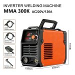 Poste � souder 300a igbt inverter 220v - mini poste de soudure portable - anti - collage - affichage ...
