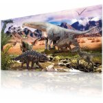 Poster enfant dinosaure chambre denfant world art mural déco pour enfants 40x80cm paysage de steppe à ... Poster enfant dinosaure chambre denfant world art mural déco pour enfants 40x80cm paysage de steppe à ...