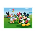 Poster - la maison de mickey - multicolore - 156x112 cm - dcoration murale enfant