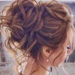 Postiche chignon dsordonn - ebtools - marron clair - synthtique - ondul boucl