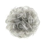 Postiche chouchou chignon cheveux gris ref: 17 en 51