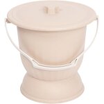 Pot de chambre de mnage crachoir avec couvercle seau  urine avec poigne pour enfants et personnes ...
