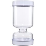 Pot de cornichon humide et sec bote de stockage en forme de sablier pour les aliments hermtiques