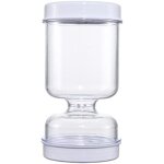 Pot de cornichon de s�paration humide secr�cipient de cornichon avec couverclepot de cornichon en sablier ...