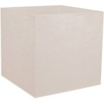 Pot de fleurs carr� 50 cm - eda - volcania - 57 l - int�rieur / ext�rieur - d�cor pierre - 495 x 495 ...