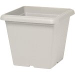 Pot de fleurs carré - garden id - teramo white stone - 40 x 35 cm - résistant aux rayures - effet pierre ... Pot de fleurs carré - garden id - teramo white stone - 40 x 35 cm - résistant aux rayures - effet pierre ...