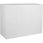 Pot de fleurs - eda - muret loft graphit - 46 l - 785 x 295 x 60 cm - blanc c�rus�