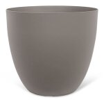Pot de fleurs - garden id - phoenix taupe - 38 x 34 cm - 100% recycl et recyclable - rsistant au gel ...