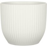 Pot de fleurs rond - deroma - 231 - 7 l - � 24 cm - blanc