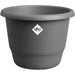 Pot de fleur rond - elho - amiga rond 55 - 55 l - � 55 x h 51 cm - noir - ext�rieur