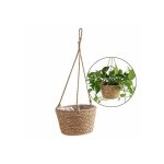 Pot de fleurs suspendu corde jute pliable d�coration int�rieur ext�rieur plantes succulentes macram�