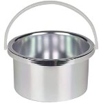 Pot intrieur pour chauffe - cire pot de cire vide en mtal pot de fonte bol dpilation portable
