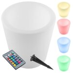Pot lumineux - tectake - cylindre lumineux led pot de fleur sceau à champagne 16 couleurs rgb et 5 modes ... Pot lumineux - tectake - cylindre lumineux led pot de fleur sceau à champagne 16 couleurs rgb et 5 modes ...