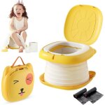 Pot de voyage pliable et portable risingff pour tout - petits toilettes dapprentissage de la propreté ... Pot de voyage pliable et portable risingff pour tout - petits toilettes dapprentissage de la propreté ...