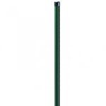 Poteau acier galvanis rond univers vert - h. 225 x l. 4. 8 x p. 4. 8 cm