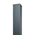 Poteau aluminium pour portail et portillon - hauteur 2m40 - section poteaux 150 x 150 mm Poteau aluminium pour portail et portillon - hauteur 2m40 - section poteaux 150 x 150 mm