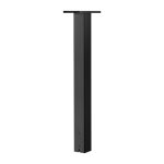 Poteau support pour bo�te aux lettres - duoku - ytg - 1 - h - acier thermolaqu� noir - 1094x300x150 mm ...