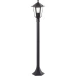 Potelet extrieur - brilliant - carleen - noir - mtal / verre - e27 max 60w - ip44