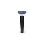 Potelet led solaire - miidex lighting - 4w - 450lm - ip65 - ik08 - 380mm