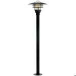 Potelet nordlux luminaire ext�rieur l�nstrup 32 connexion parall�le int�gr�e m�tal noir h. 116 - ip44 ...