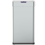 Poubelle de cuisine automatique daytona argent acier inoxydable 90l