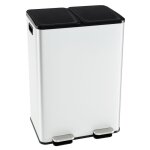 Costway poubelle tri sélectif de cuisine 2 compartiment 2 x 30l fermeture amortie silencieuseanti traces ... Costway poubelle tri sélectif de cuisine 2 compartiment 2 x 30l fermeture amortie silencieuseanti traces ...