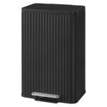 Poubelle de cuisine � p�dale en acier avec couvercle seau int�rieur amovible fermeture douce 50 l noir ...