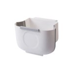 Poubelle de cuisine suspendue 6l en plastique blanc pliable  fixation murale pour porte darmoire parfaite ...