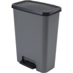 Poubelle curver avec pdale capacit 50l compatta