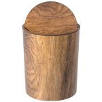 Poubelle design bois vintage compacte cr�ative salle de bain maison