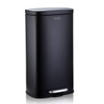 Poubelle dustin fermeture automatique noir capacit�: 50 litres